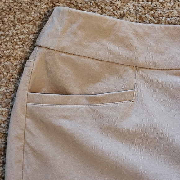 Soft Surroundings Supurla straight ankle pants Size Large Color khaki - Picture 4 of 11